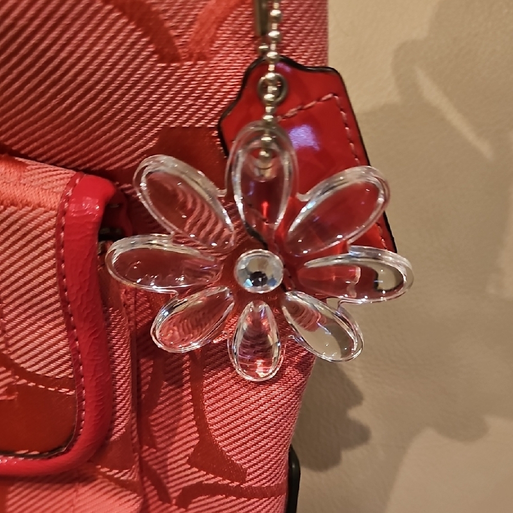 COACH Pink Floral Women Bag Really Fun! - Picture 2 of 13